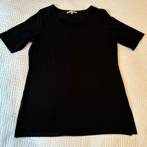 Travel Smith Black Tunic Top Size L